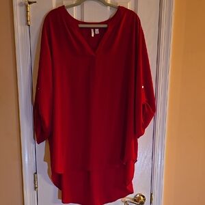 Cato Vibrant Red Women's Blouse